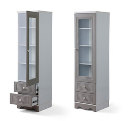 wardrobe isolated on white background