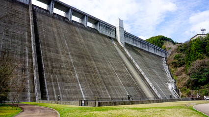 Fototapeta na wymiar 大分県日田市の大山ダム