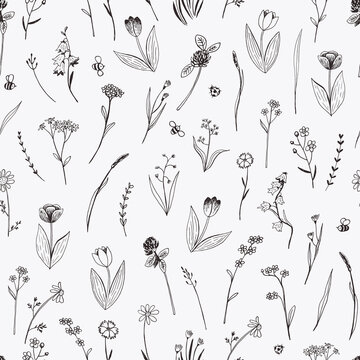easy cute drawings of flowers