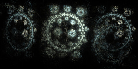 Digital fractal background