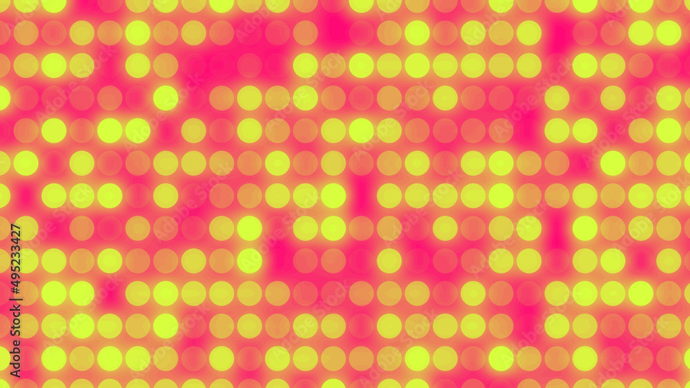 Aufkleber abstract dot pink yellow color pattern gradient texture technology background.