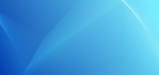 Blue cyan minimal curved lines abstract futuristic tech background. Vector digital design