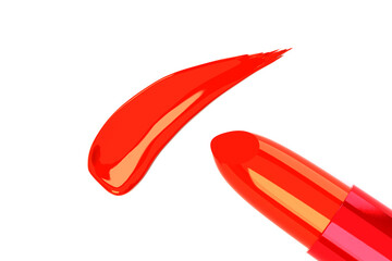 リップスティックとグロスの3Dイラスト