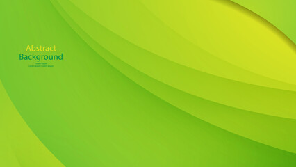 green and Yellow color background abstract art vector 

