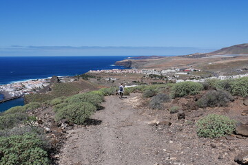 Fototapeta na wymiar Küstenlandschaft bei Agaete auf Gran Canaria
