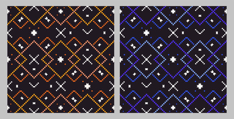 Geometric ethnic pattern. Ukrainian culture pattern. Pattern for backgrounds, tiles, banners, posters, flyers, covers, packaging, etc.
