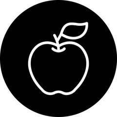 apple glyph icon
