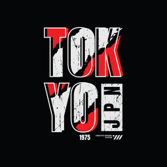 Tokyo t-shirt and apparel design