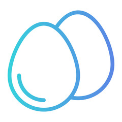 egg gradient icon