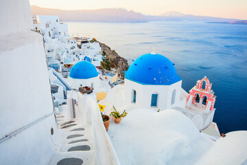 Breathtaking view of Santorini