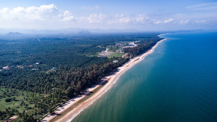 Chumphon Coast in South Thailand