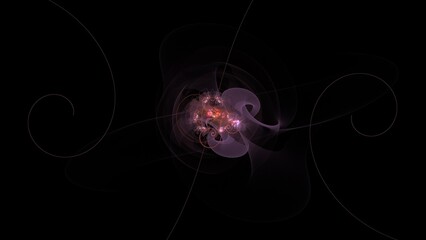 Paint Movement. Color Dream series. Composition of gradients and spectral hues for subject of imagination, creativity and art painting.