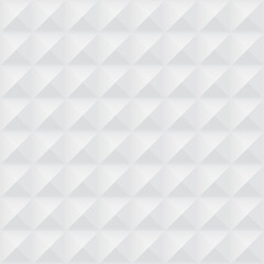 White decorative geometric texture - seamless abstract background. Stylish endless gradient design