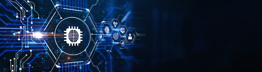 Internet of things - IOT concept. Businessman offer IOT products and solutions. 3d illustration