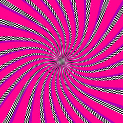 Illusions illustration. Vector illustration. Psychedelic background. Background for promotions and advertising. - 495246065