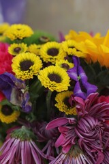 bouquet of colorful flowers