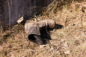 Boot of the Russian occupier