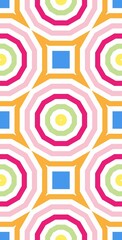 Fractodome Colorful Seamless Fractal Patterns