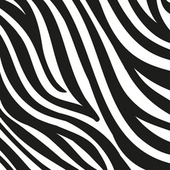 Black stripes on the skin of a zebra for decoration graphics