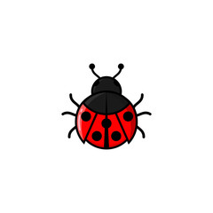 Ladybug design illustration vector, suitable for your design need, logo, illustration, animation, etc.
