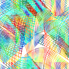 Abstract mesh bright seamless pattern. Design for wallpaper, background, wallpaper.