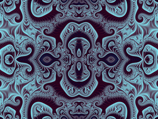 Beautiful color seamless background of fractals.
