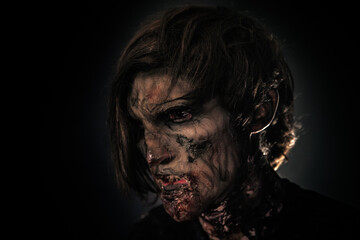 Zombies, Apocalypse, burnt people