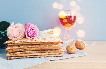 Obraz na płótnie Canvas Pesah celebration concept (jewish Passover holiday).