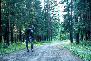 Obraz premium Zombies, Apocalypse, burnt people