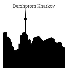 Black Derzhprom Kharkov silhouette