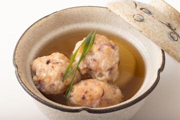《青森郷土料理》イカメンチの煮物