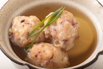 《青森郷土料理》イカメンチの煮物