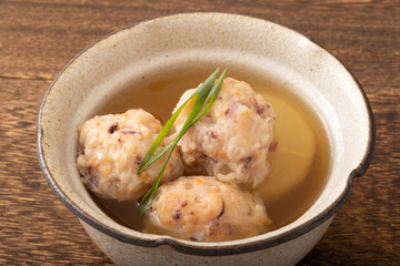 《青森郷土料理》イカメンチの煮物