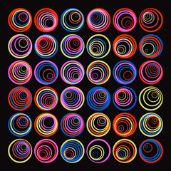 Minimal Art Graphic Pattern Design Aesthetics Made With Abstract Vector Geometric Shapes