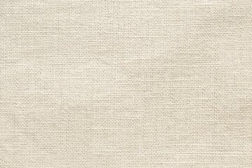 Fototapeta na wymiar Beige linen, light brown canvas fabric for background