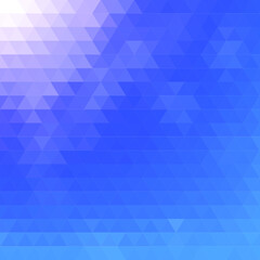 Fototapeta na wymiar abstract blue triangles background. presentation template. cover brochures, flyers. geometric design. polygonal style. eps 10