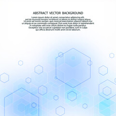 Obraz premium blue Honeycomb Abstarct Background, Geometric Pattern. eps 10