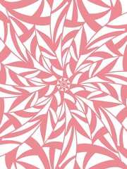 Geometric ethnic ornament background. Digital art illustration