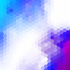 Polygonal Hex blue Gradient for Background. Texture Background. Vector Illustration EPS10