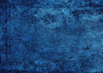 Blue cement wall background with abstract pattern in retro concept for wallpaper or graphic design