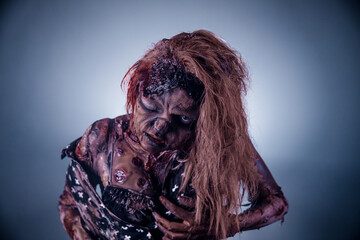  girl,  woman, Zombies, Apocalypse, burnt people