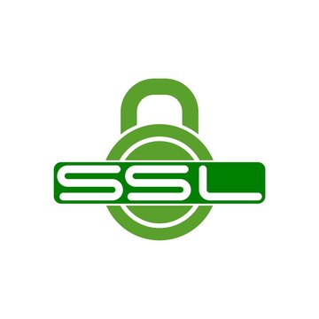 Secure SSL website icon. SSL icon isolated on white background