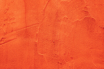 abstract orange grunge cement or concrete wall texture background Red cement wall texture for interior design for background The concept of rough, bright and rough skin.