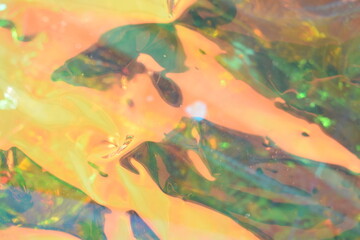 Abstract background with shades of neon colors, hologram image