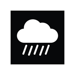 Raining icon vector