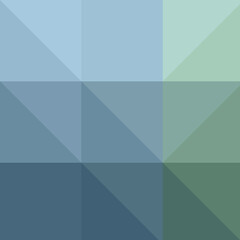 Abstract color Low-Polygones Generative Art background illustration