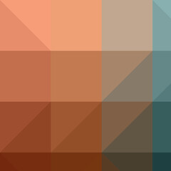 Fototapeta premium Abstract color Low-Polygones Generative Art background illustration