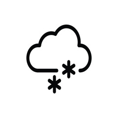 snowing icon vector