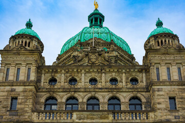 Fototapeta na wymiar British Columbia parliament, Victoria