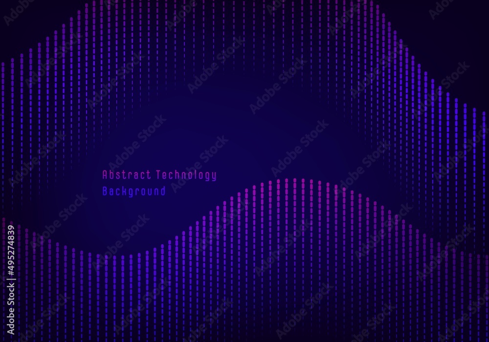 Poster abstract futuristic lines pattern design of geometric wavy lines decorative template.